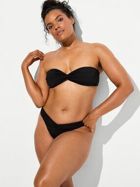 NWT VS bikini bottoms, L, Pure black